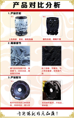 匠心獨具的吉祥饋贈 全手工樹精浮雕《年年有余》樹脂圓盤擺件